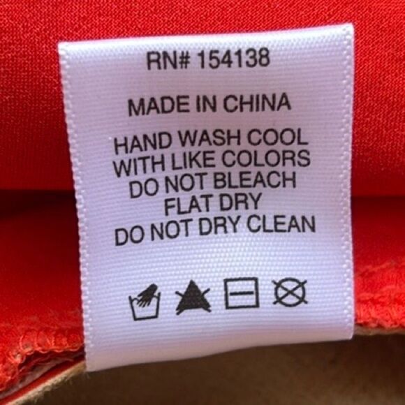 STAUD Cherry Red Vegan Leather Domino Carpenter Pocket Wide Leg Pants Holiday - Picture 8 of 9